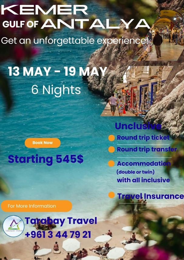 Tarabay Travel offer
